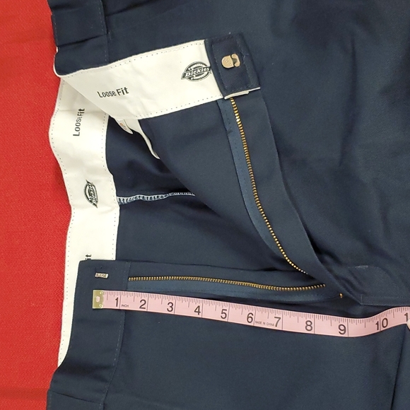 Dickies Work utility uniform shorts unisex check measurements NWOT 16 or 18 - Picture 3 of 11